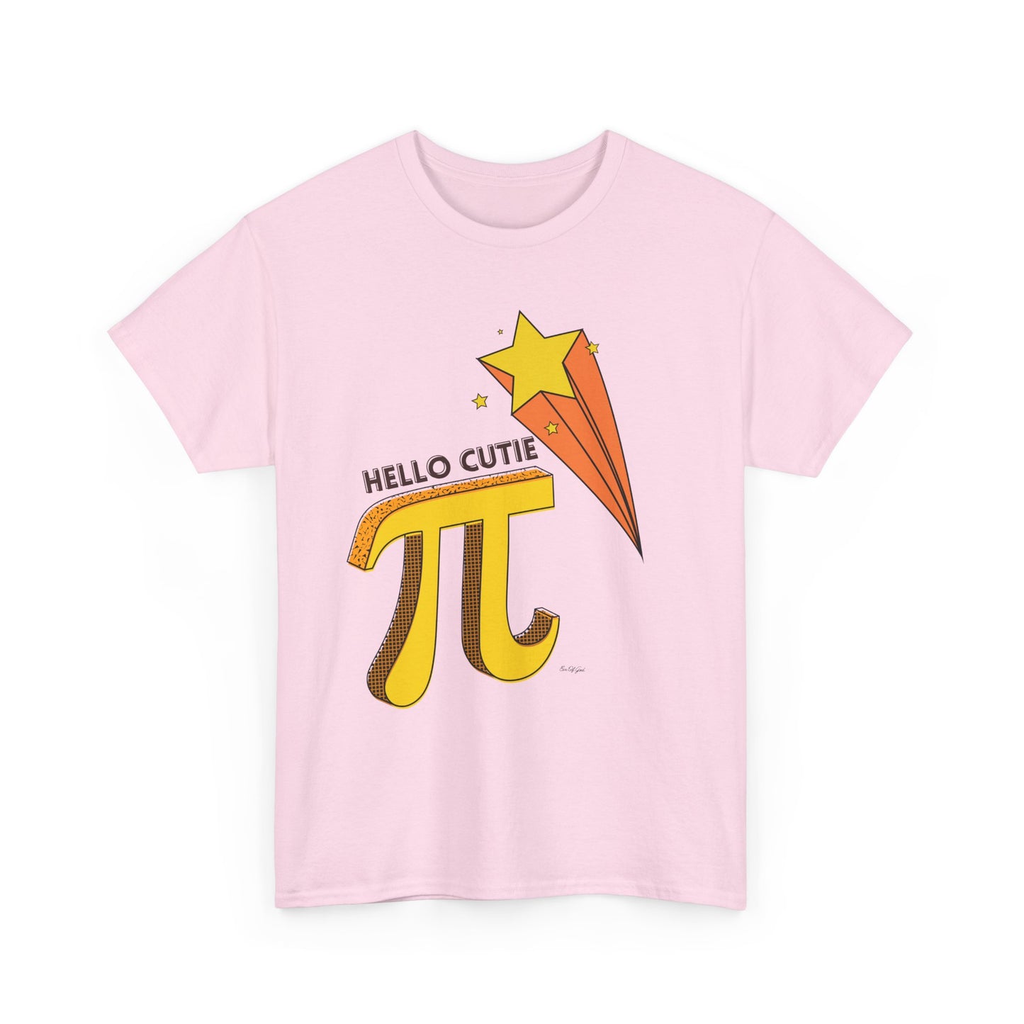 Hello Cutie Pi – Math Pun - Unisex T-shirt (Brown)