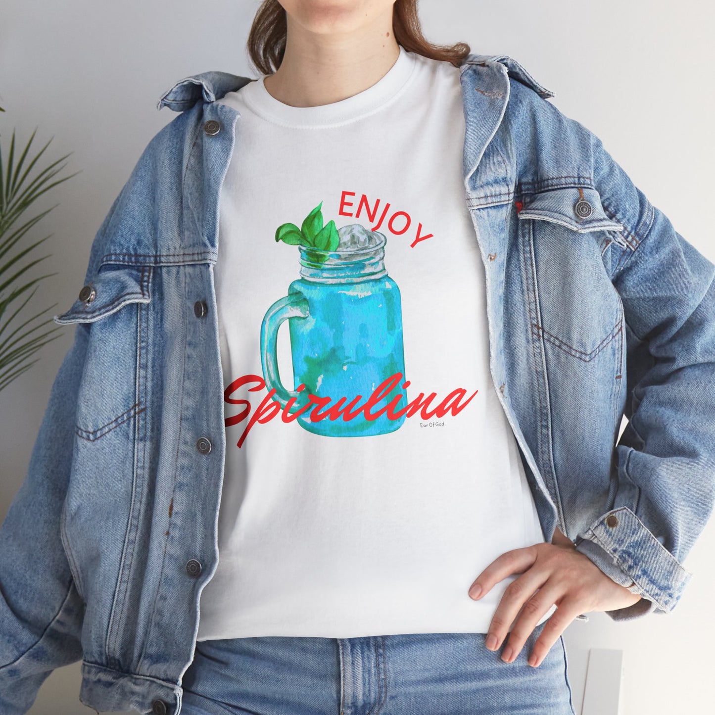 Enjoy Spirulina Unisex Heavy Cotton Tee