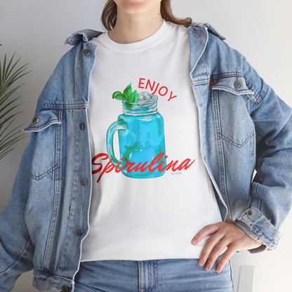 Enjoy Spirulina Unisex Heavy Cotton Tee