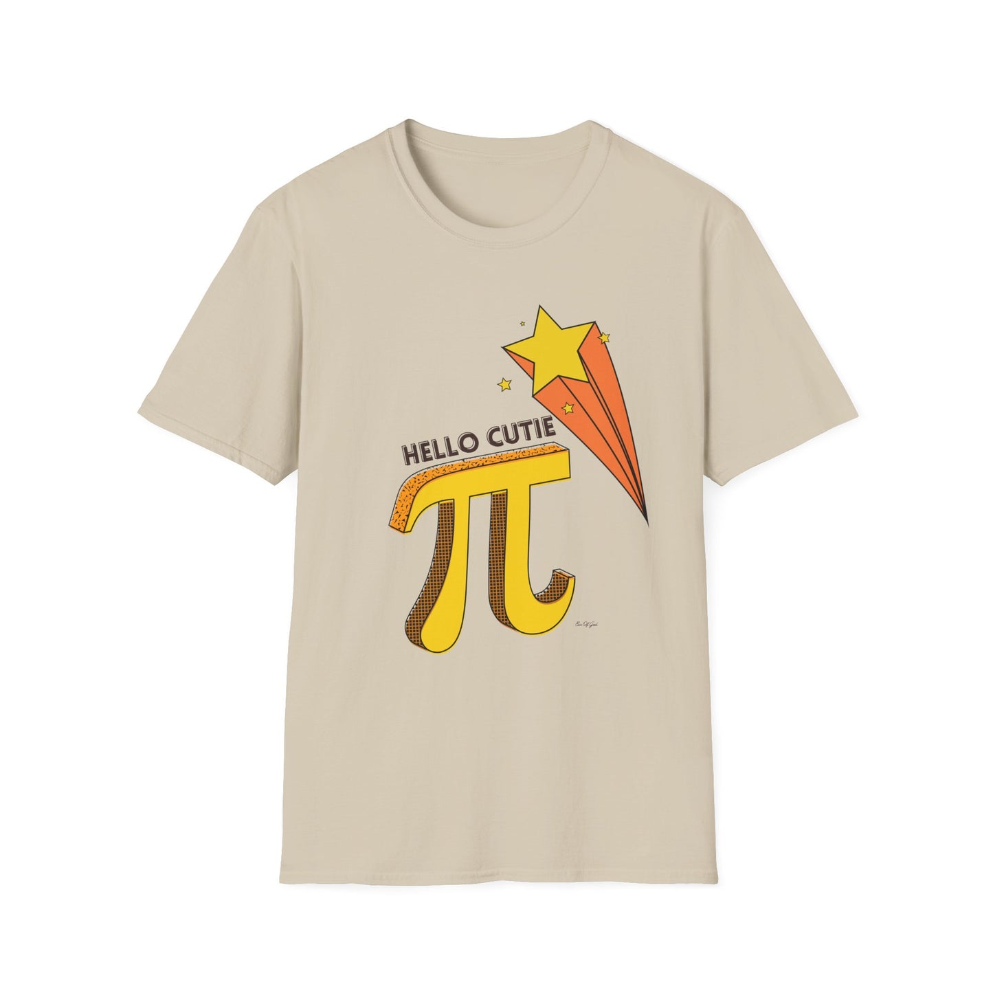 Hello Cutie Pi Unisex T-Shirt - Math Pun Design