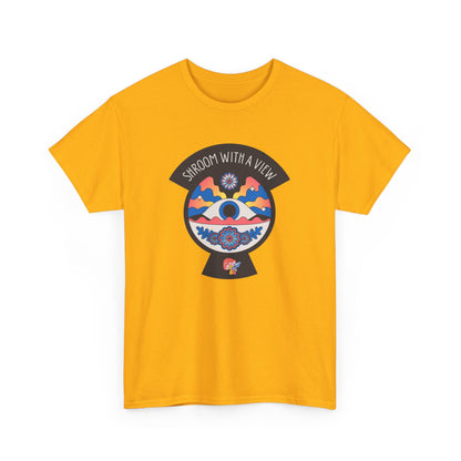 Shroom With a View – Keyhole Edition - Unisex T-shirt (Black)