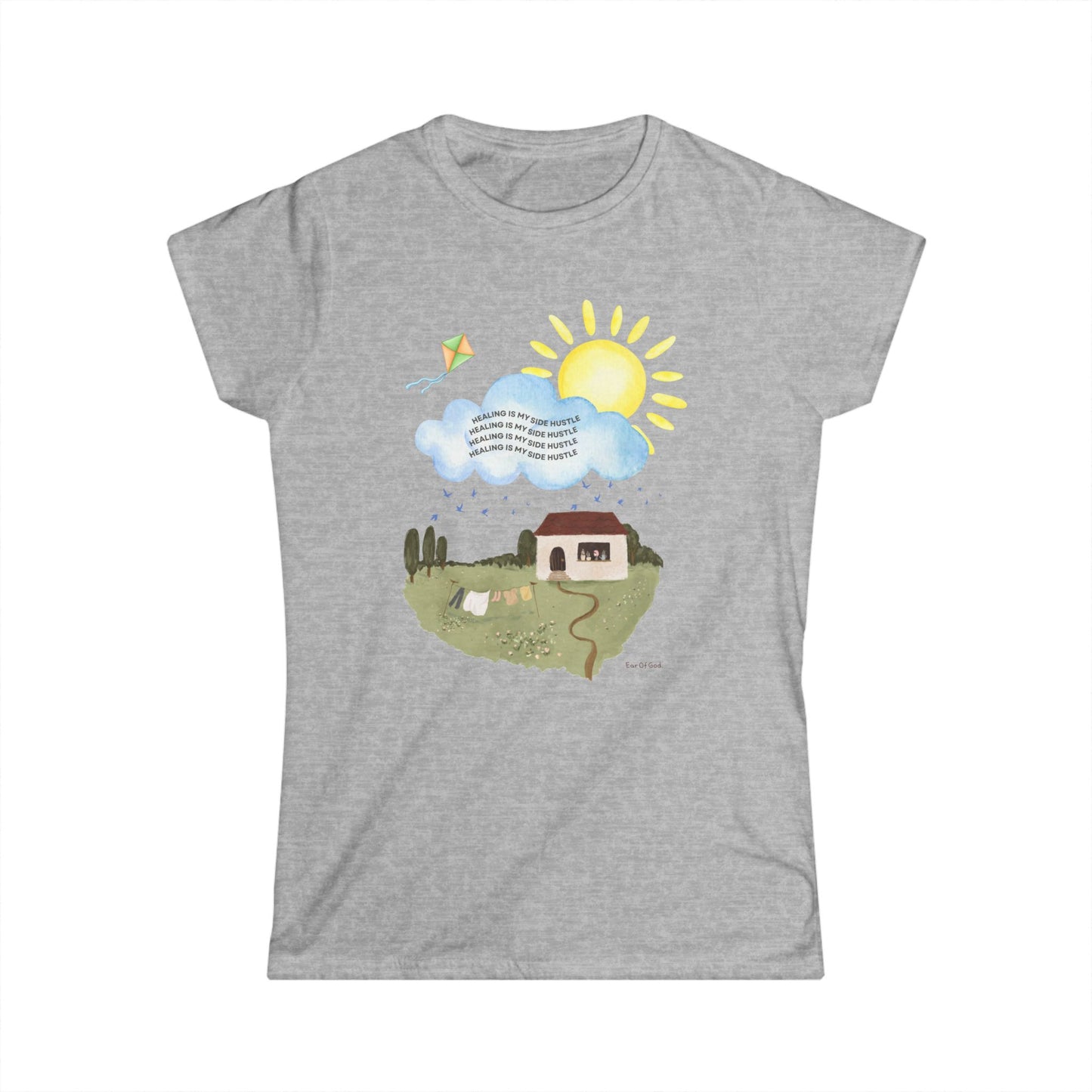 Healing Is My Side Hustle – Women’s Soft Tee