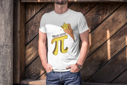 Hello Cutie Pi Unisex T-Shirt - Math Pun Design