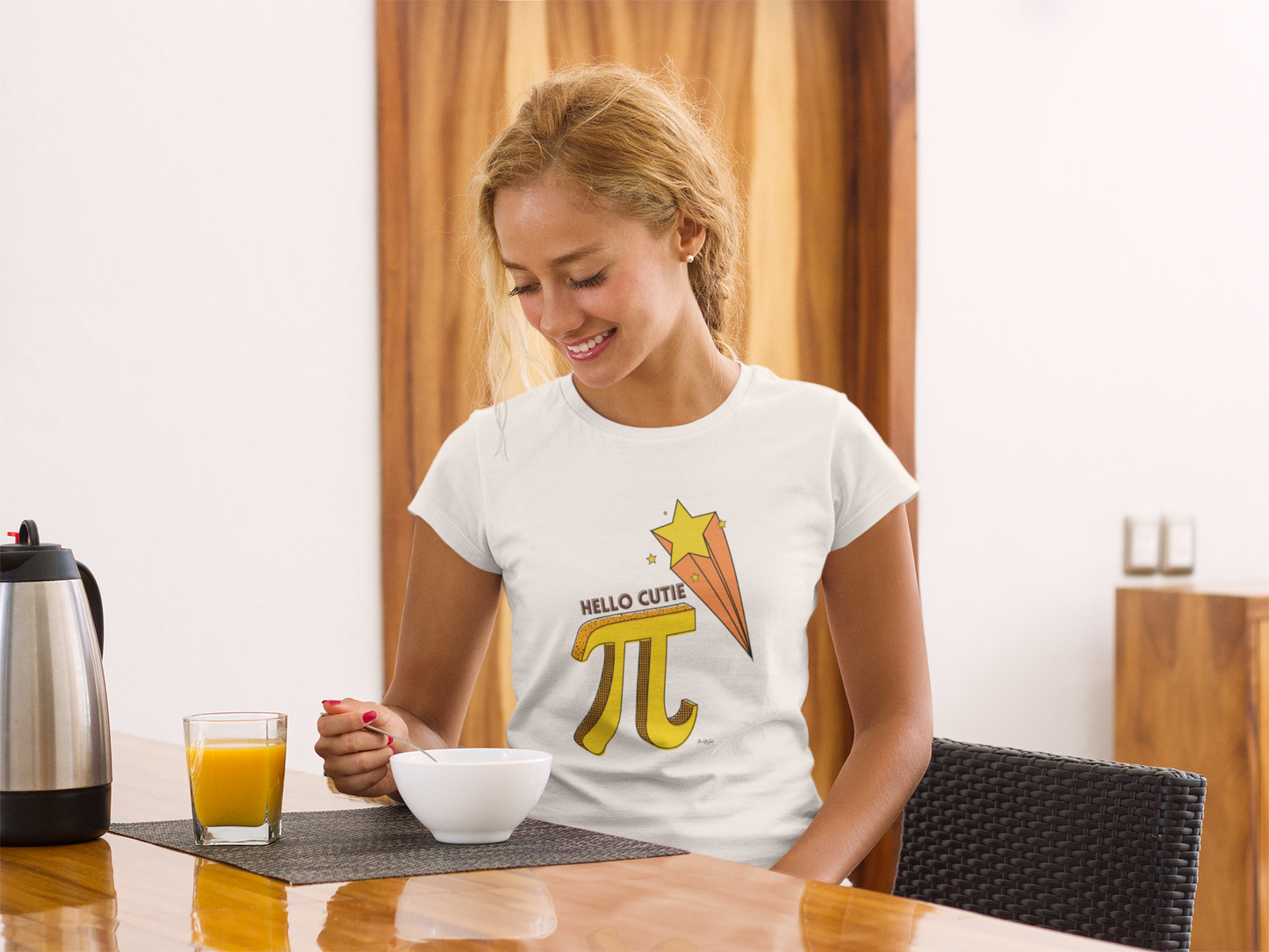 Hello Cutie Pi Unisex T-Shirt - Math Pun Design