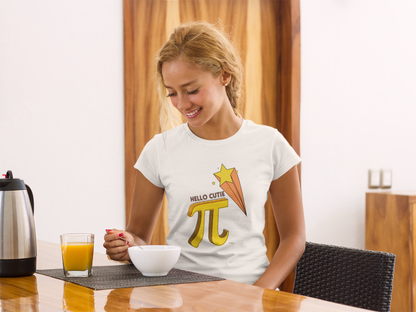 Hello Cutie Pi Unisex T-Shirt - Math Pun Design
