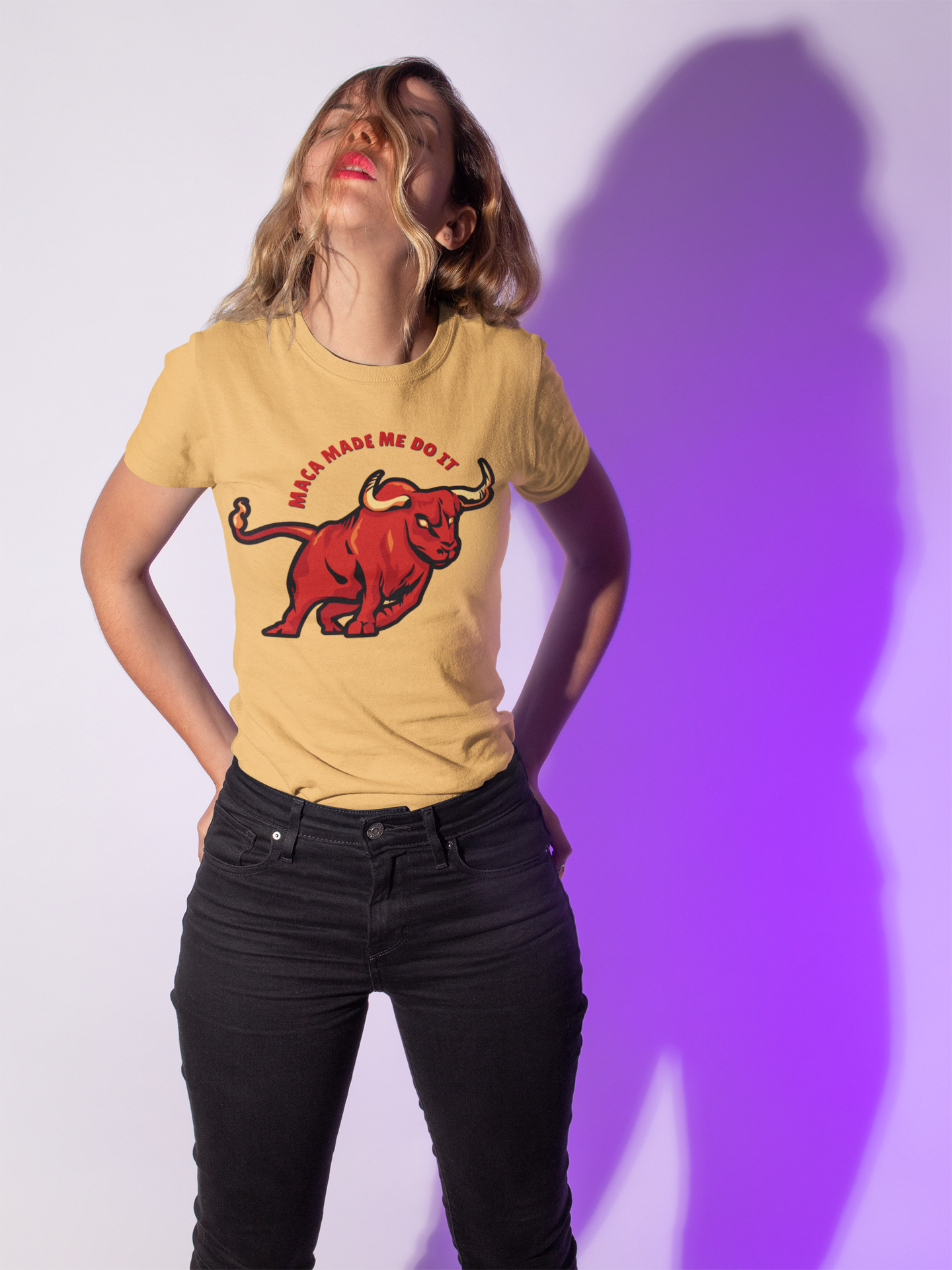 Maca Made Me Do It - Women Softstyle Tee