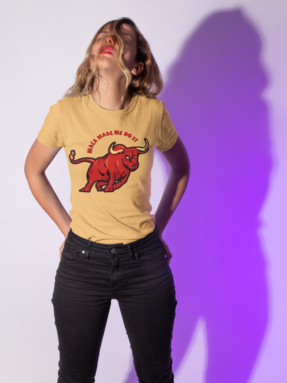 Maca Made Me Do It - Women Softstyle Tee