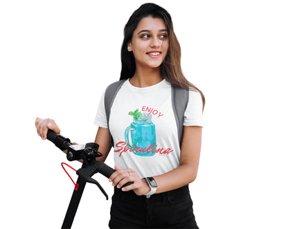 Enjoy Spirulina – Women’s Soft Tee