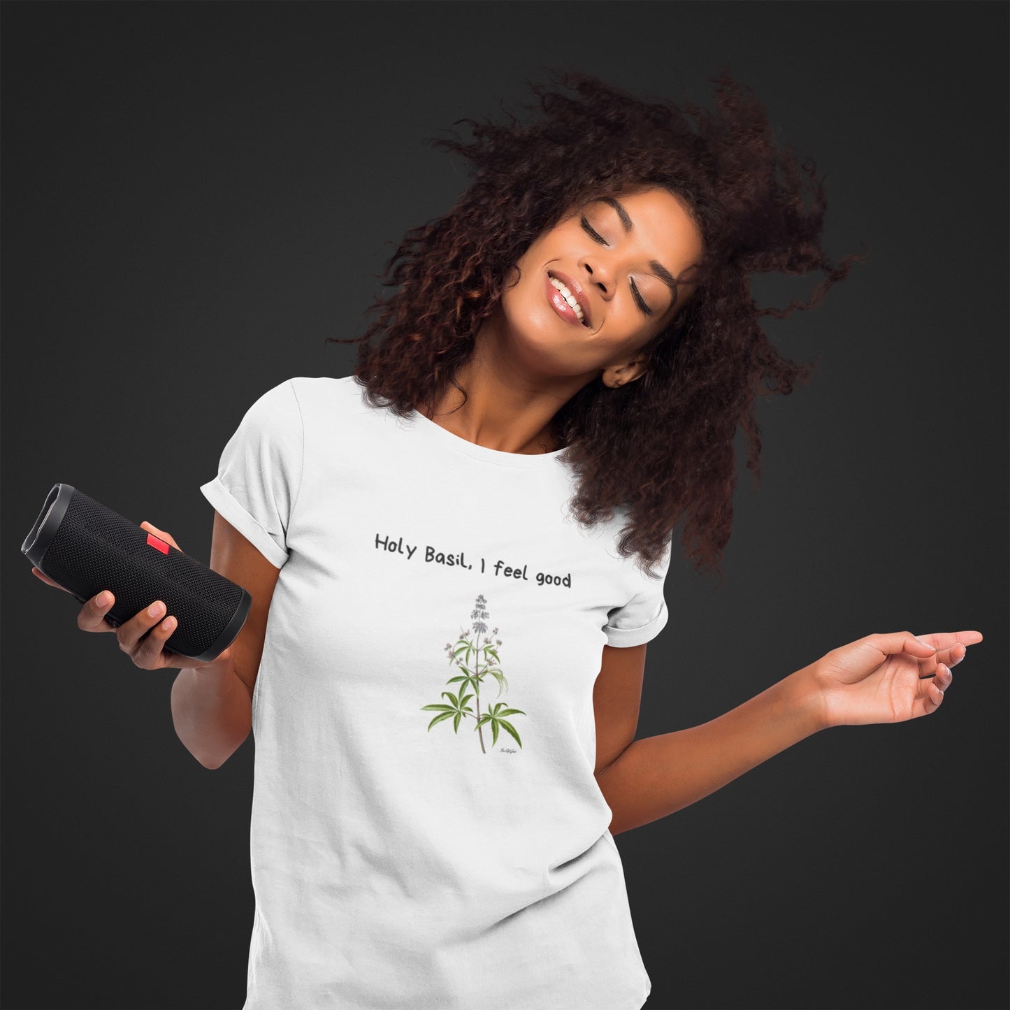 "Holy Basil, I Feel Good" - Women's Soft Tee