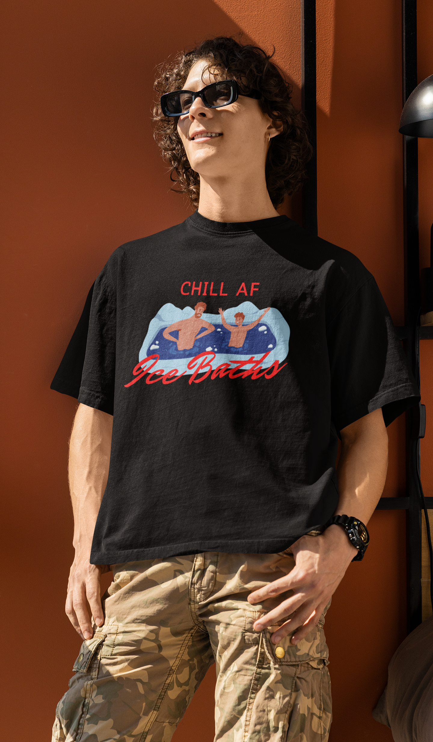 Chill AF Ice Bath - Chill Seeker - Unisex T-Shirt