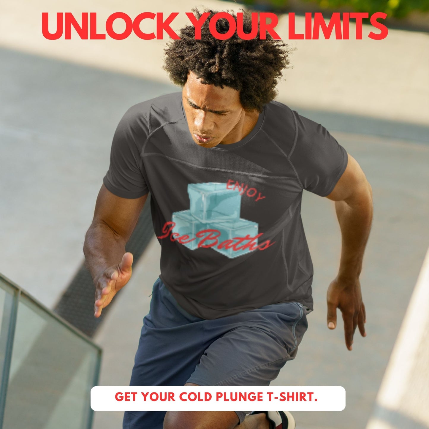 Enjoy Ice Bath T-Shirt -  Cold Plunge -  Unisex T-Shirt