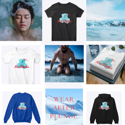 Enjoy Ice Bath T-Shirt -  Cold Plunge -  Unisex T-Shirt