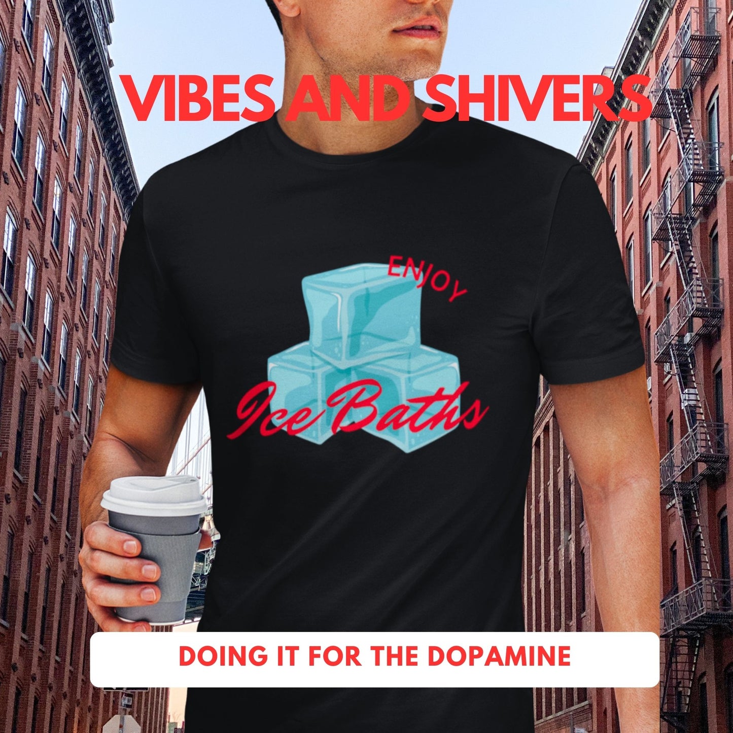 Enjoy Ice Bath T-Shirt -  Cold Plunge -  Unisex T-Shirt