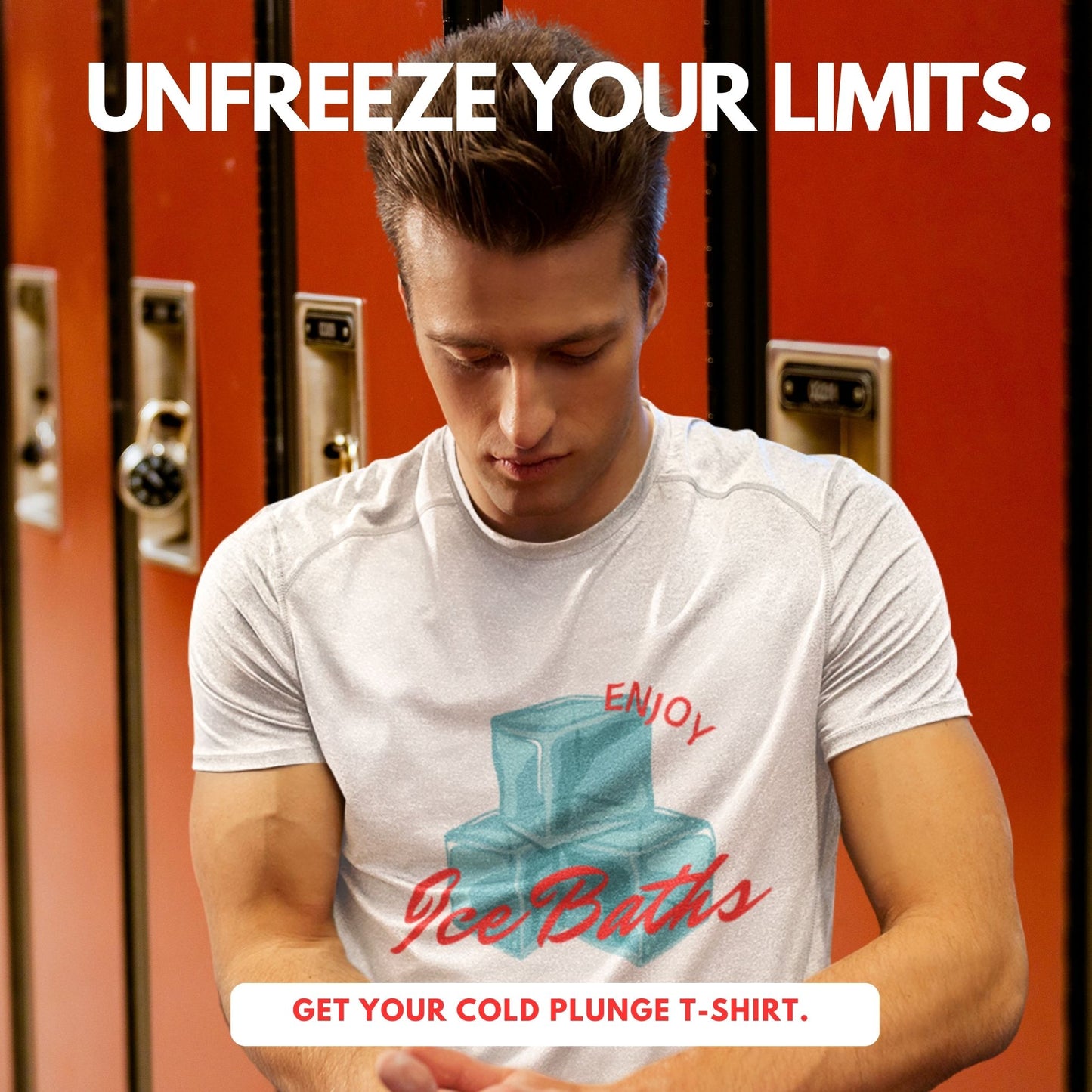 Enjoy Ice Bath T-Shirt -  Cold Plunge -  Unisex T-Shirt