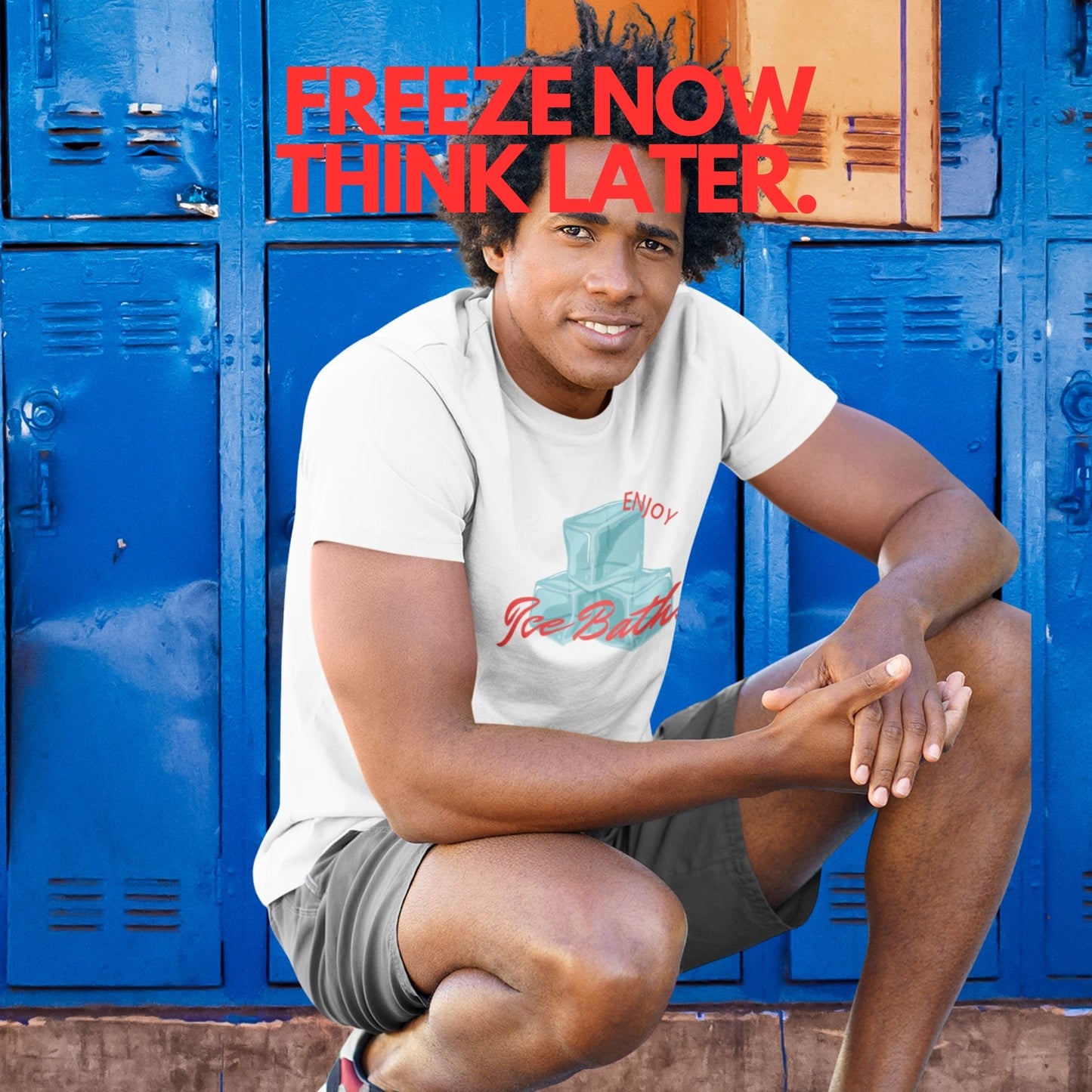 Enjoy Ice Bath T-Shirt -  Cold Plunge -  Unisex T-Shirt