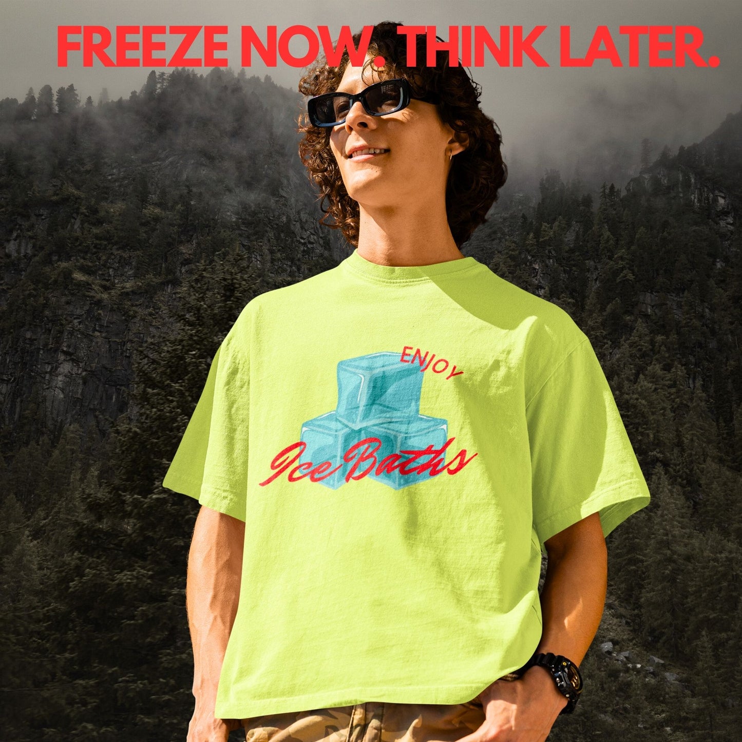 Enjoy Ice Bath T-Shirt -  Cold Plunge -  Unisex T-Shirt