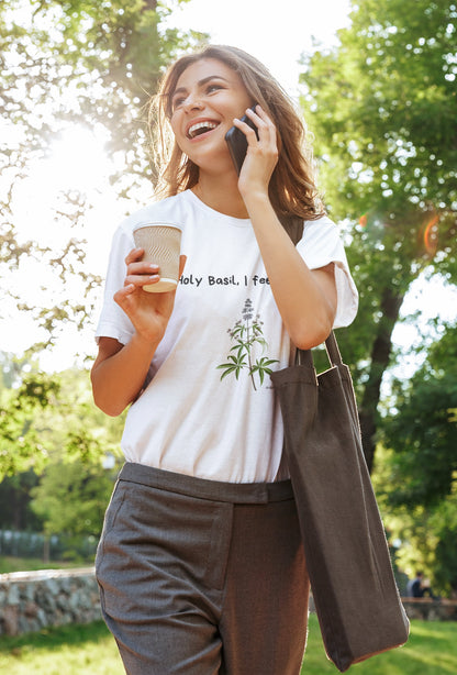 Holy Basil, I Feel Good – Unisex Tee