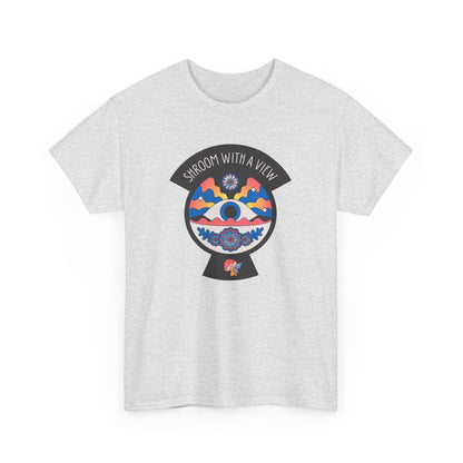 Shroom With a View – Keyhole Edition - Unisex T-shirt (Black)