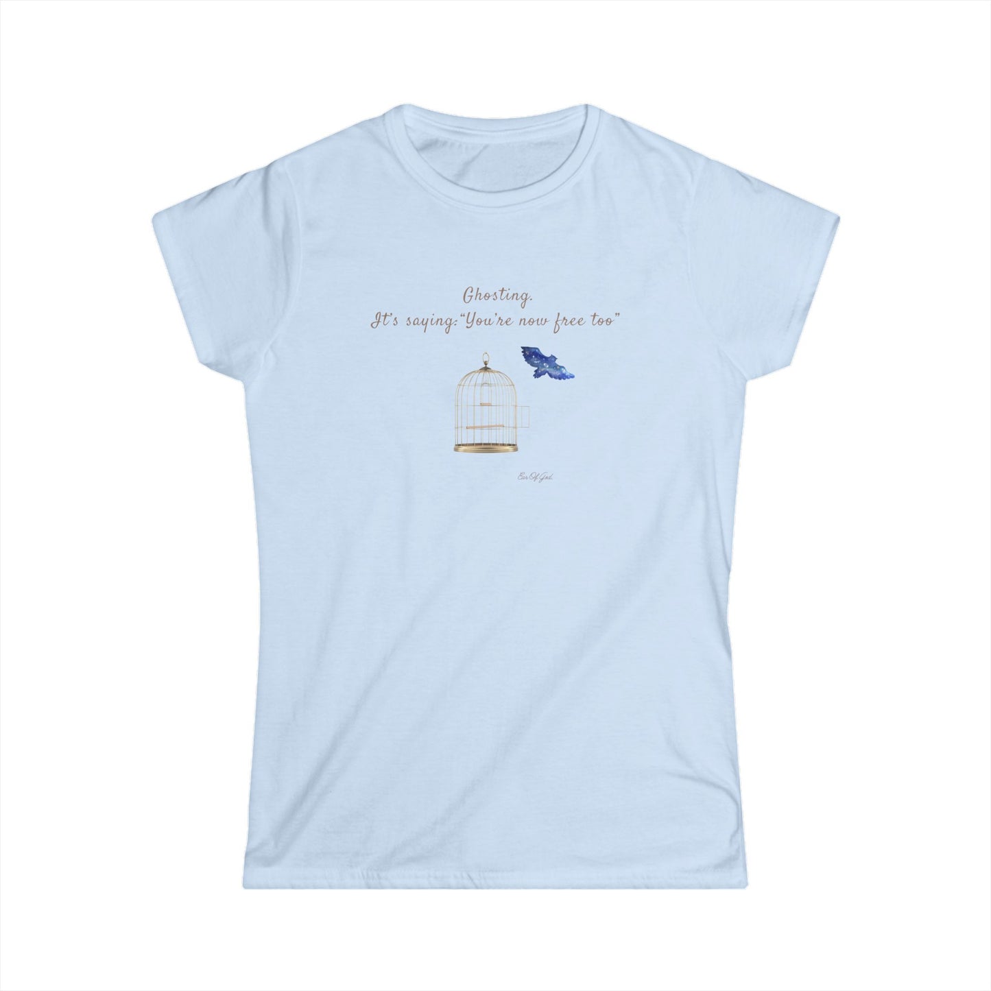 Freebird  Blue Ghosting – Women’s Soft Tee