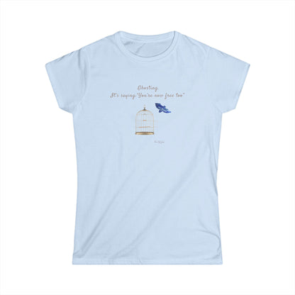 Freebird  Blue Ghosting – Women’s Soft Tee