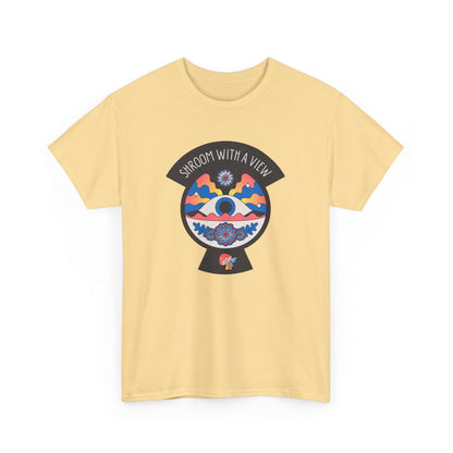 Shroom With a View – Keyhole Edition - Unisex T-shirt (Black)