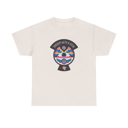 Shroom With a View – Keyhole Edition - Unisex T-shirt (Black)